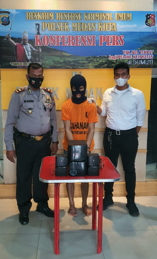 polsek_medan_kota_tangkap_pencuri_speaker