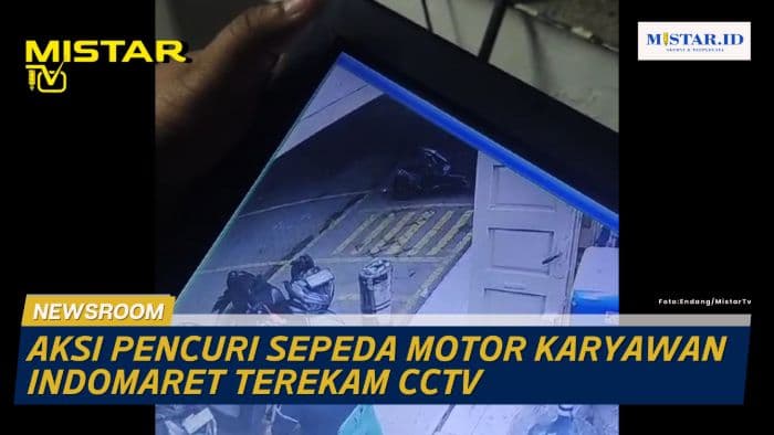 newsroom_aksi_pencuri_sepeda_motor_karyawan_indomaret_terekam_cctv
