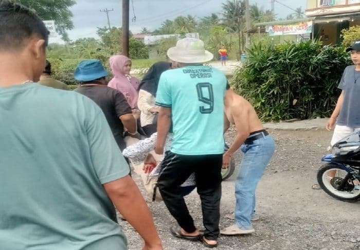 kecelakaan_di_batu_bara_pengendara_honda_cbr_alami_patah_rahang