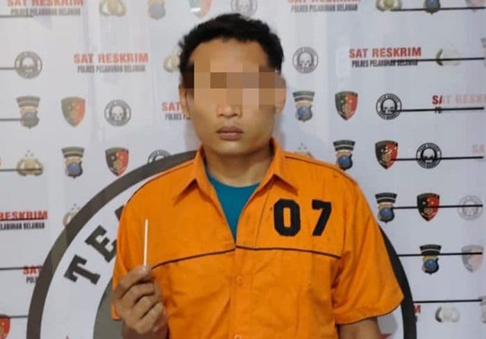 rampas_hp_dan_pukul_wajah_sopir_trado_di_belawan_pria_ini_ditangkap