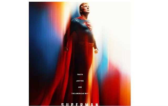 heboh_superman_trump_begini_penampakannya