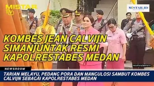 newsroom_tarian_melayu_pedang_pora_dan_mangulosi_sambut_kombes_calvijn_sebagai_kapolrestabes_medan