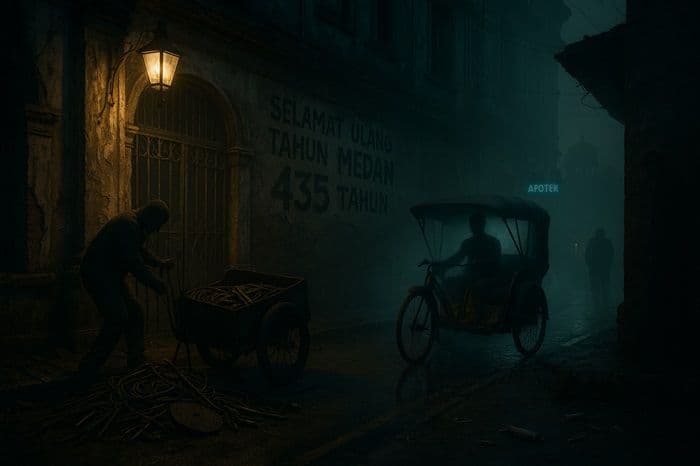 435_tahun_kota_medan_satire_rayap_besi_becak_hantu_dan_pompa_medan_yang_menyentil_realitas_sosial