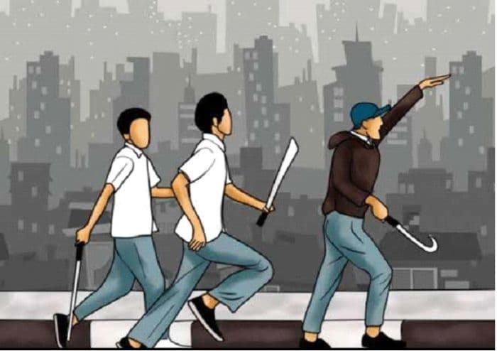 nyaris_bentrok_polisi_tangkap_empat_pemuda_di_bukit_lawang