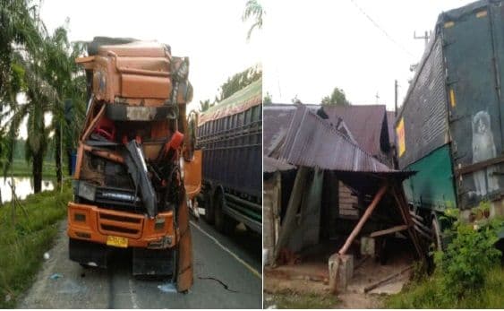 truk_tabrak_truk_di_langkat_dua_rumah_rusak