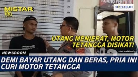 newsroom_demi_bayar_utang_dan_beras_pria_ini_curi_motor_tetangga