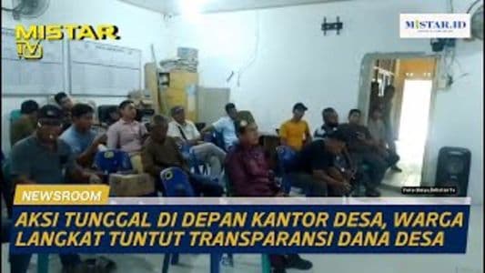 newsroom_aksi_tunggal_di_depan_kantor_desa_warga_langkat_tuntut_transparansi_dana_desa