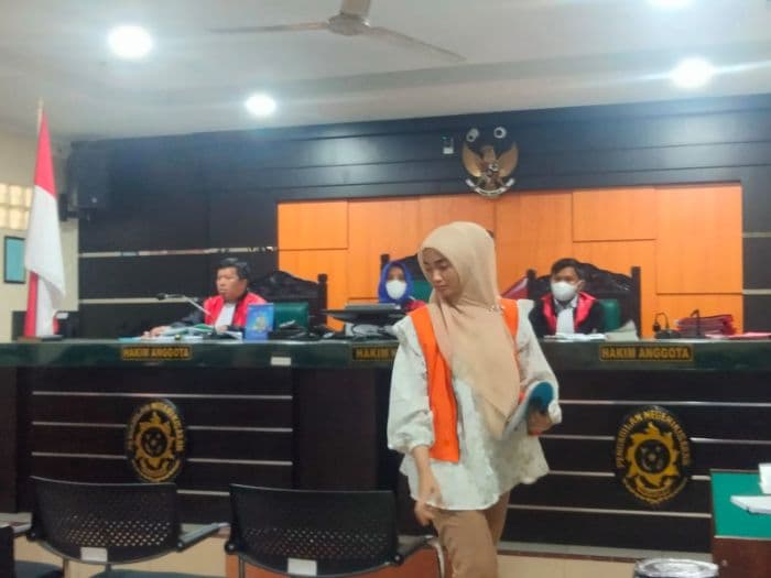 bacakan_eksepsi_istri_eks_tni_al_bantah_dakwaan_jaksa_terlibat_narkoba