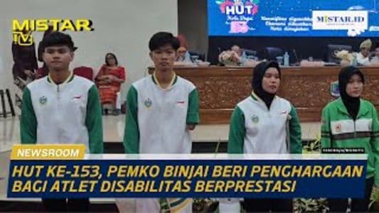 newsroom_hut_ke153_pemko_binjai_beri_penghargaan_bagi_atlet_disabilitas_berprestasi