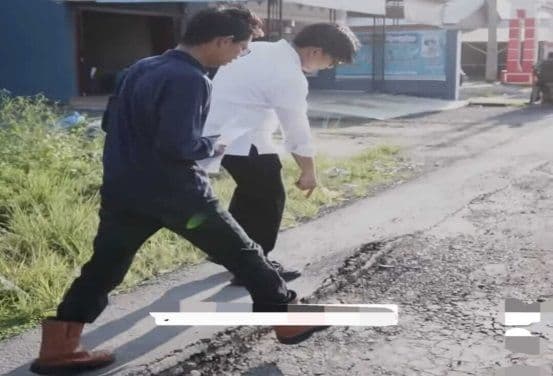 wawako_binjai_tegur_pt_nindya_karya_soal_jalan_rusak_bekas_galian_pipa