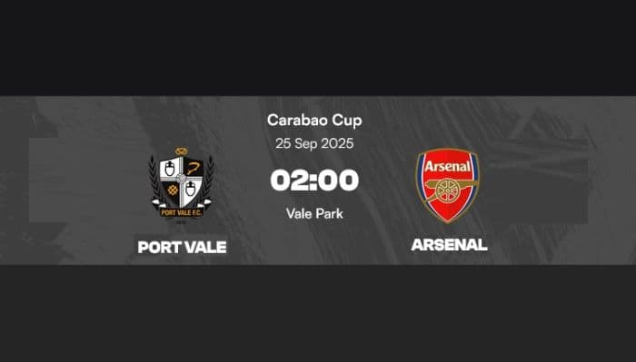 port_vale_vs_arsenal_tim_kasta_league_one_hadapi_raksasa_premier_league_di_carabao_cup_2025