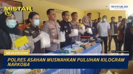 newsroom_polres_asahan_musnahkan_puluhan_kilogram_narkoba