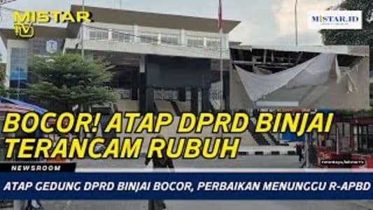 newsroom_atap_gedung_dprd_binjai_bocor_perbaikan_menunggu_rapbd