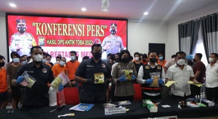 105_orang_terjaring_operasi_antik_2022_di_medan