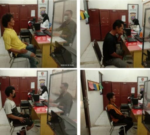 4_pelaku_pungli_supir_diamankan_di_polsek_padang_hilir