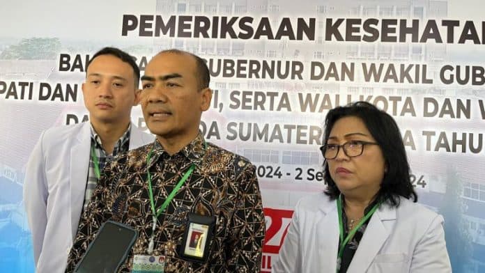 57_dokter_dan_153_petugas_dikerahkan_untuk_tes_kesehatan_bapaslon_pilkada_sumut_2024