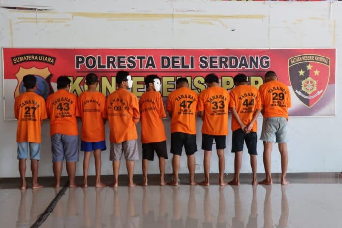 9_anggota_geng_motor_garuda_hitam_di_deli_serdang_diamankan_satu_lagi_buron