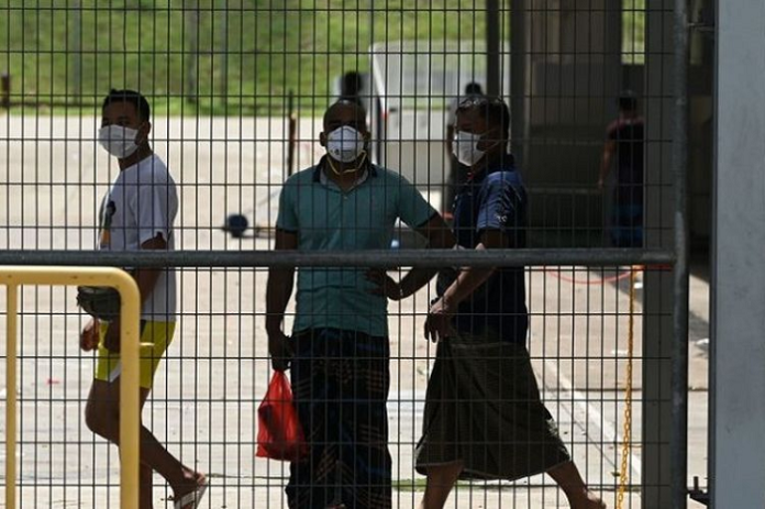 akibat_corona_1200_pekerja_asing_singapura_dikarantina