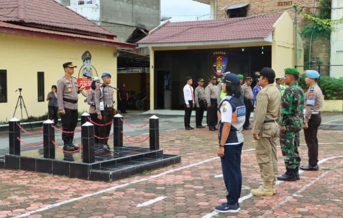 amankan_event_aquabike_jetski_world_championship_lake_toba_polres_samosir_gelar_persiapan