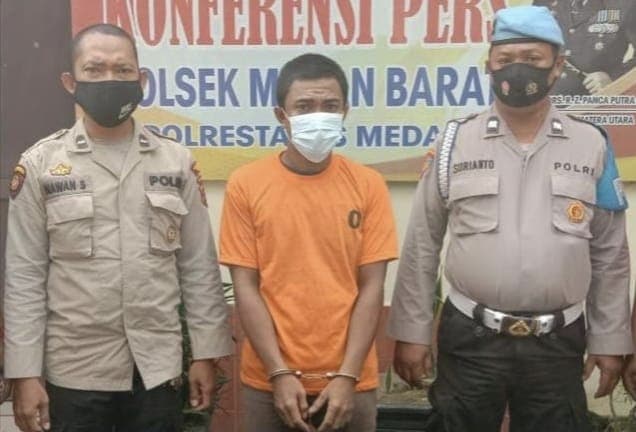 ancam_teman_pakai_softgun_saat_nagih_utang_satria_diringkus_polsek_medan_barat