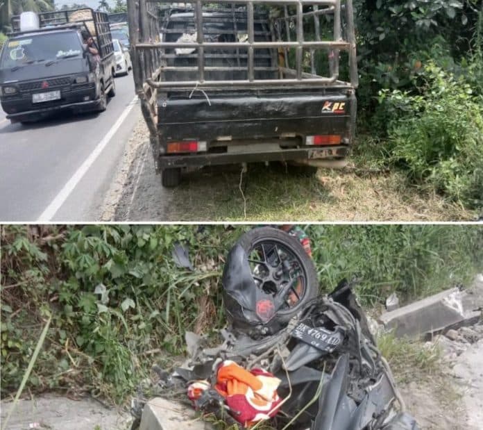 anggota_tni_tewas_setelah_sepeda_motornya_bertabrakan_dengan_mitsubishi_l300