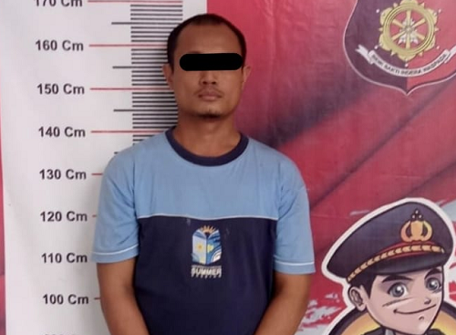 aniaya_warga_desa_amplas_driver_ojol_ini_ditangkap_polrestabes_medan