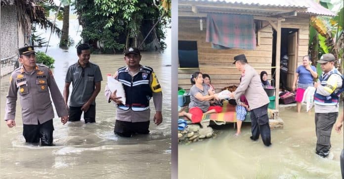 banjir_kembali_terjang_batu_bara_kapolsek_lima_puluh_beri_bantuan