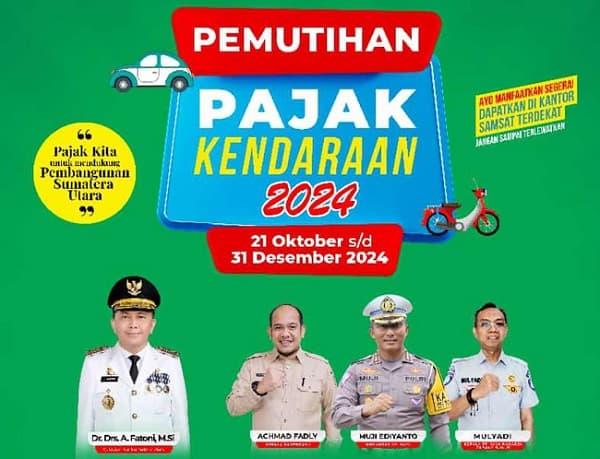 bapenda_sumut_adakan_pemutihan_pajak_kendaraan_hingga_akhir_tahun_2024