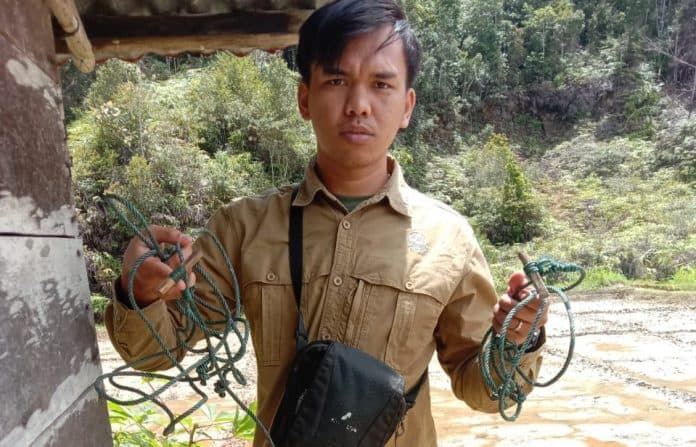 bksda_sumut_temukan_jerat_yang_mengancam_keberlangsungan_satwa_liar_di_kawasan_ca_sipirok