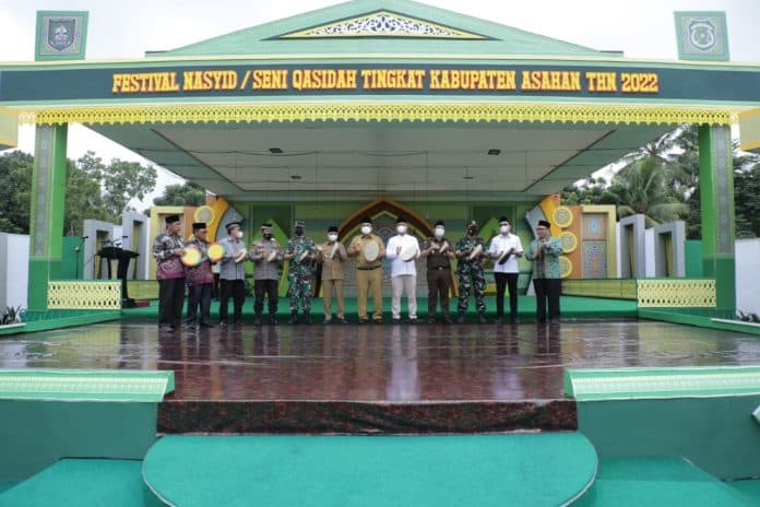 bupati_buka_festival_nasyidseni_qasidah_tingkat_asahan_2022