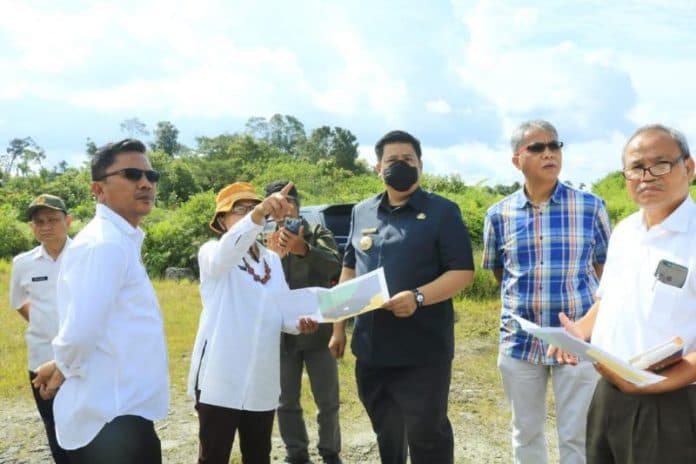 bupati_samosir_monitoring_lahan_pertanian_terpadu