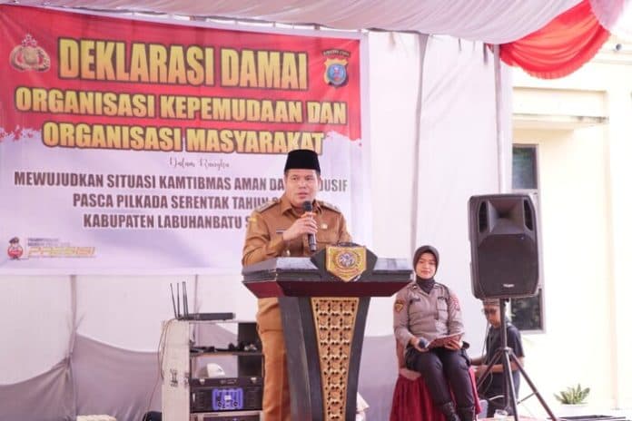 deklarasi_damai_labusel_wakil_bupati_ajak_masyarakat_jaga_persatuan