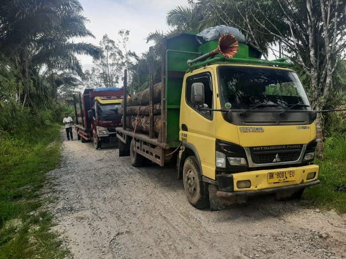 diduga_illegal_logging_tanpa_disertai_dokumen_truk_bermuatan_kayu_bulat_di_pakpak_bharat_dicegat_warga
