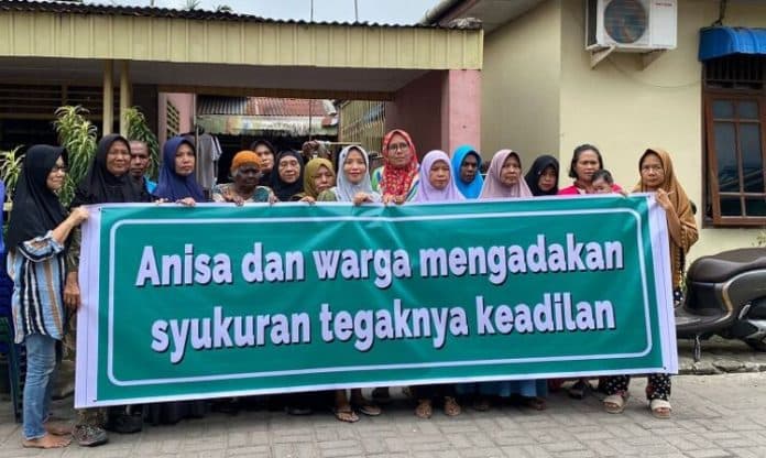 diputus_bebas_lewat_prapid_anisa_dan_warga_tebing_tinggi_gelar_syukuran