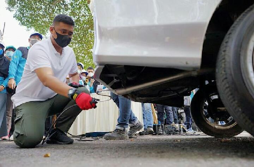 dlh_kota_medan_rutin_uji_emisi_gas_buang_kendaraan_bermotor
