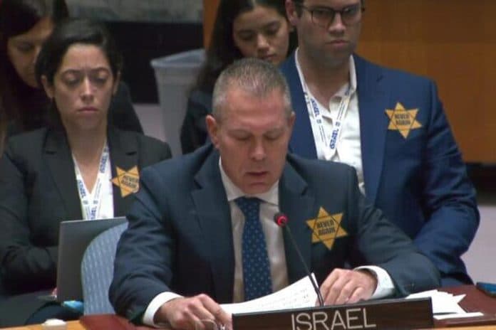 dubes_israel_pakai_lencana_bintang_kuning_di_pbb_dikecam_museum_holocaust