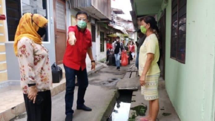 hasyim_minta_pemko_medan_perbaiki_saluran_limbah_jalan_selam