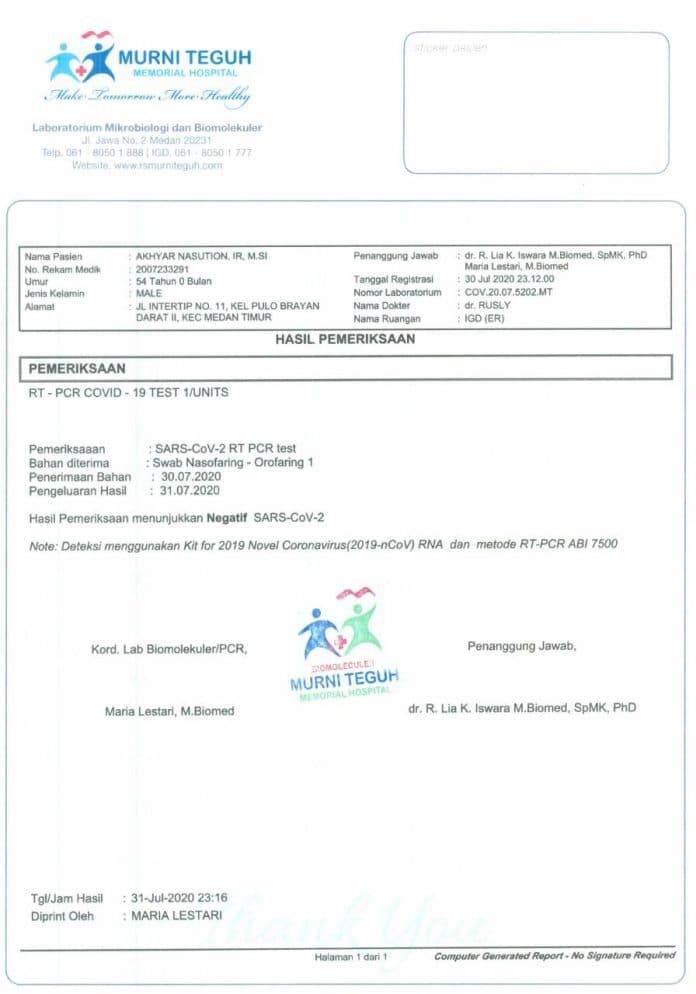 heboh_plt_wali_kota_medan_dikabarkan_positif_covid_19