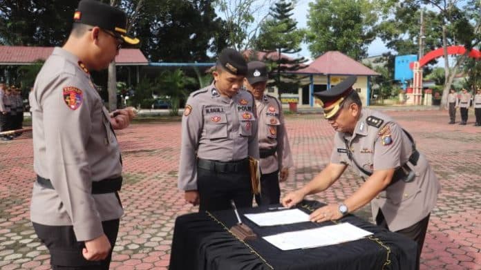 kabag_ren_polres_langkat_diganti_3_personel_purna_tugas
