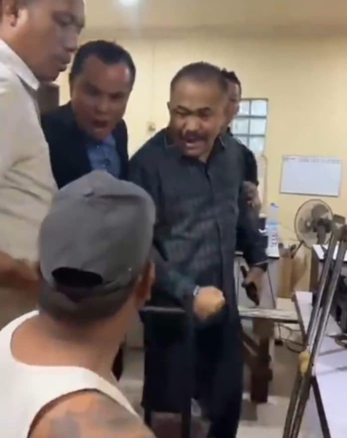 kamaruddin_simanjuntak_nyaris_adu_jotos_dengan_wakil_ketua_okp_yang_bacok_warga_di_percut