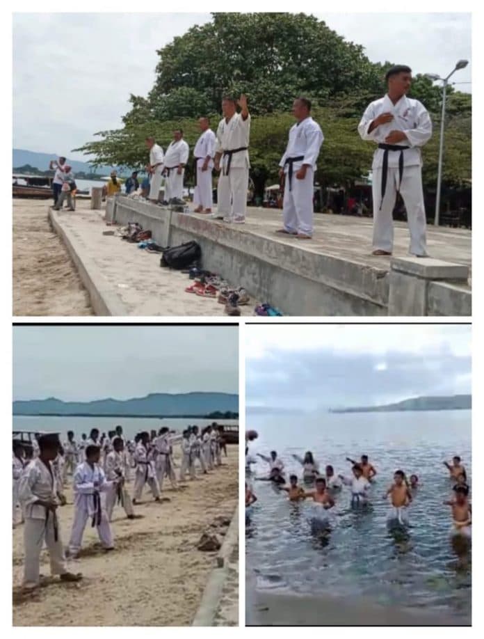 karateka_kala_hitam_indonesia_cabang_toba_dan_taput_latihan_gabungan_di_pantai_bulbul