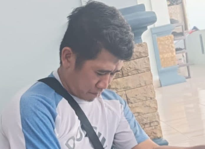 kasus_mobil_l300_ditabrak_sepeda_motor_nyangkut_di_polresta_deli_serdang