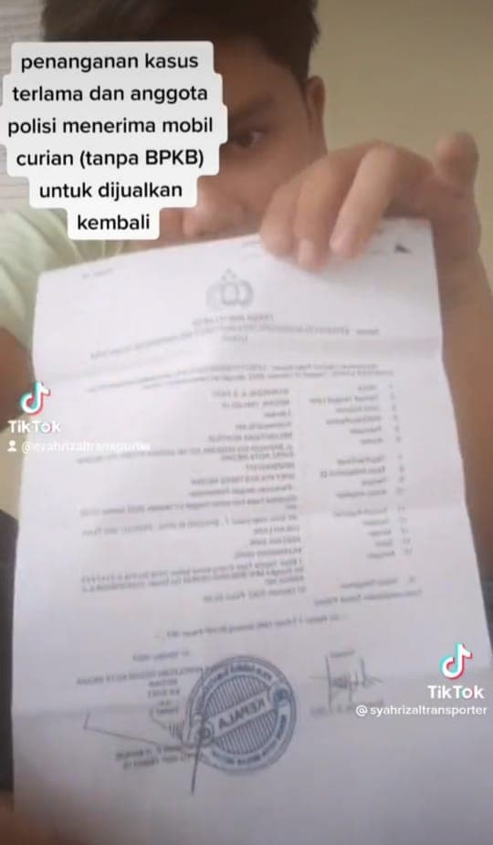 korban_pencurian_mobil_curhat_di_tik_tok_4_bulan_laporannya_belum_diproses_polrestabes_medan
