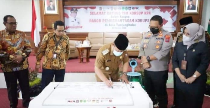 kpk_lakukan_monev_pemberantasan_korupsi_di_tanjungbalai