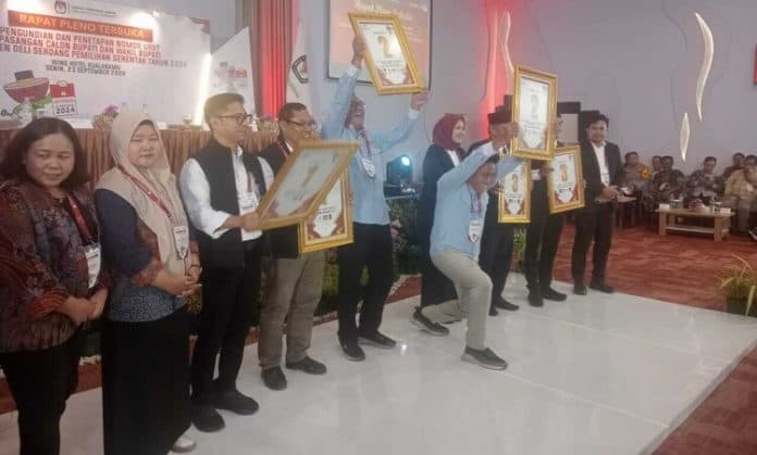 kpu_deli_serdang_tetapkan_nomor_urut_paslon_bupati_dan_wakil_bupati