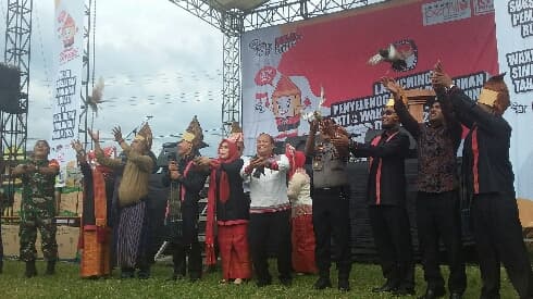 kpu_simalungun_launching_maskot_pilkada_2020