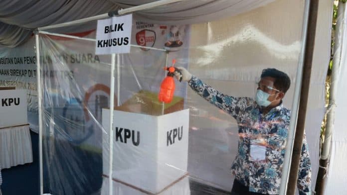 kpu_simulasi_pemungutan_suara_pjs_wali_kota_medan_khawatir_pemilih_menurun