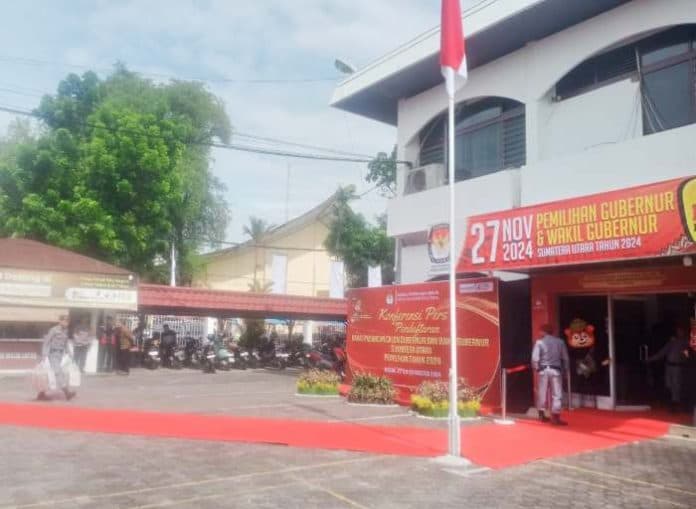 kpu_sumut_belum_ada_bapaslon_gubernur_dan_wagub_konfirmasi_kehadiran