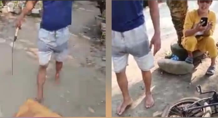 kurir_paket_di_batu_bara_diancam_pakai_sajam_pembeli_cod
