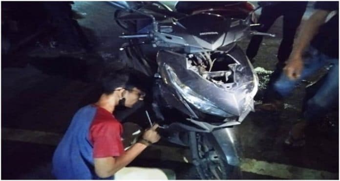 laka_lantas_di_jalan_rahmadsyah_kapolsek_medan_kota_segera_dicek